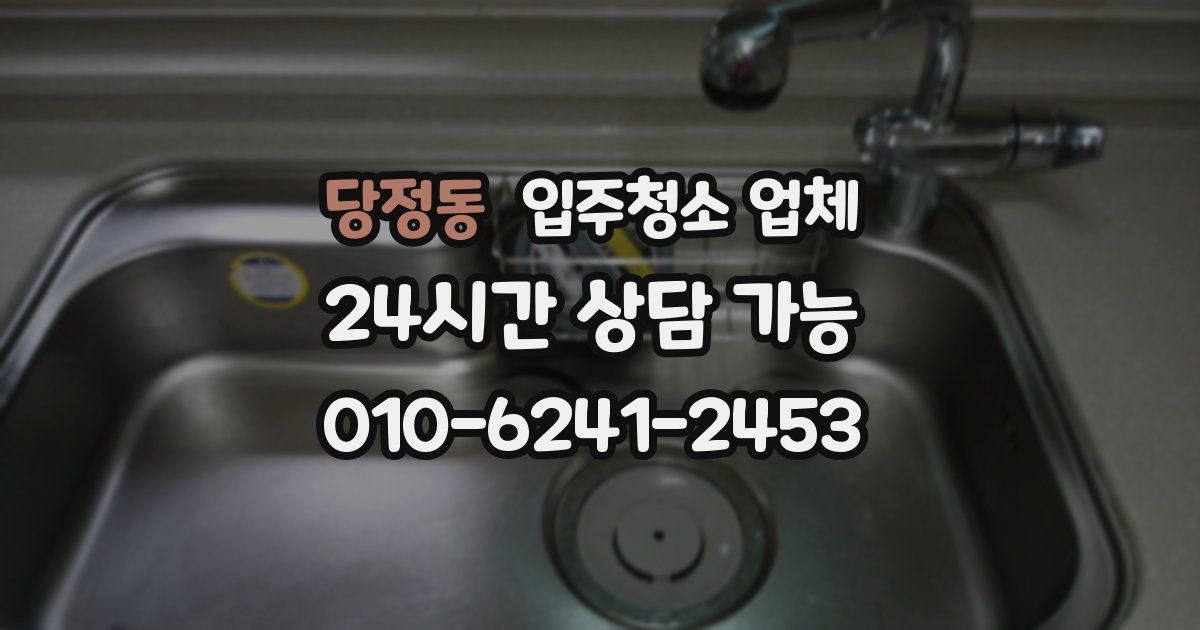 당정동 입주청소 업체