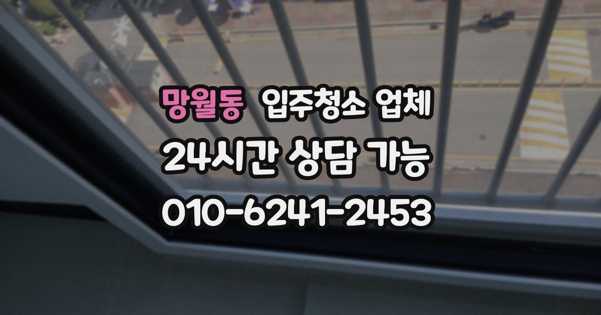 망월동 입주청소 업체
