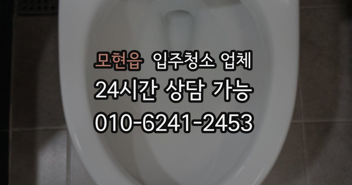 모현읍 입주청소 업체