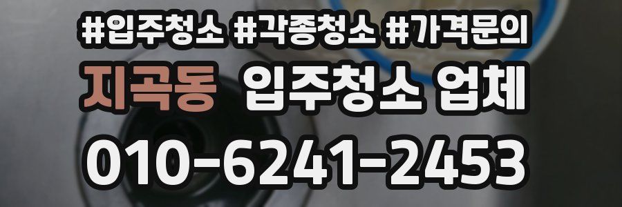 지곡동 입주청소 업체