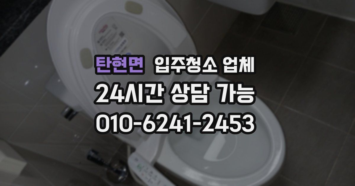 탄현면 입주청소 업체