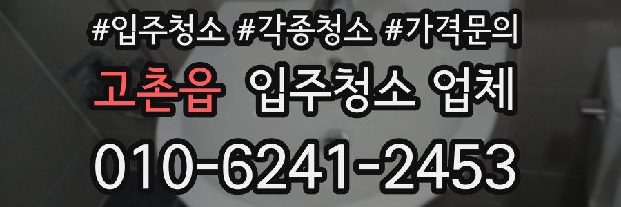 고촌읍 입주청소 업체