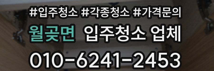 월곶면 입주청소 업체