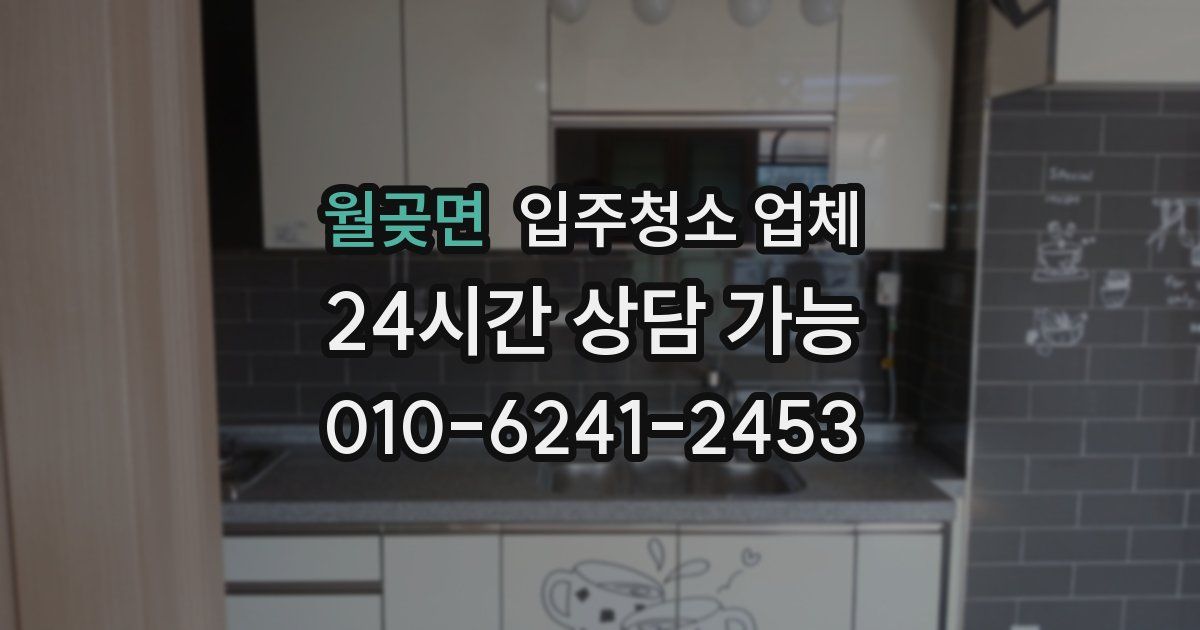 월곶면 입주청소 업체