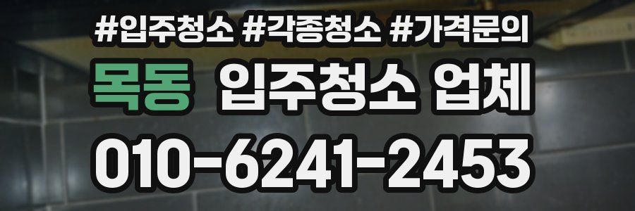 목동 입주청소 업체