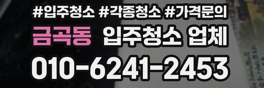 금곡동 입주청소 업체