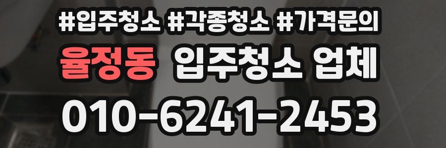 율정동 입주청소 업체