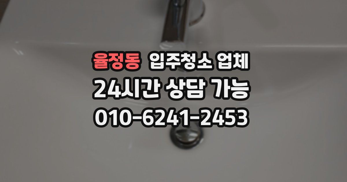 율정동 입주청소 업체