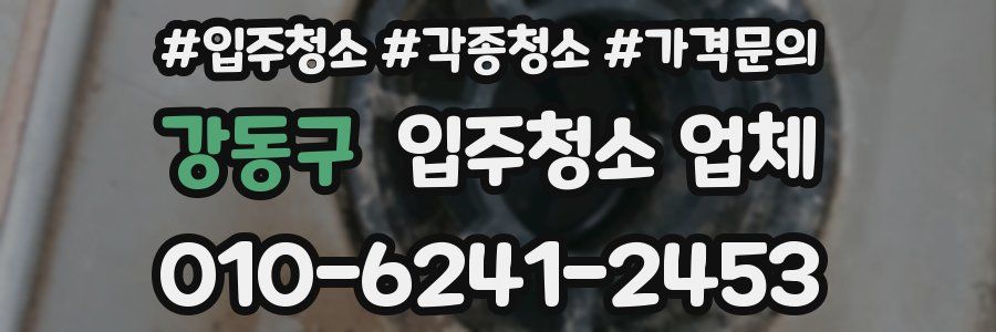 강동구 입주청소 업체