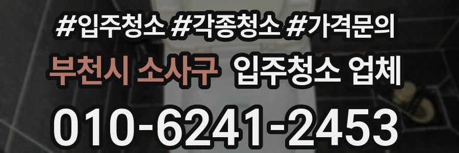 부천시 소사구 입주청소 업체