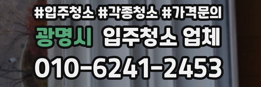 광명시 입주청소 업체