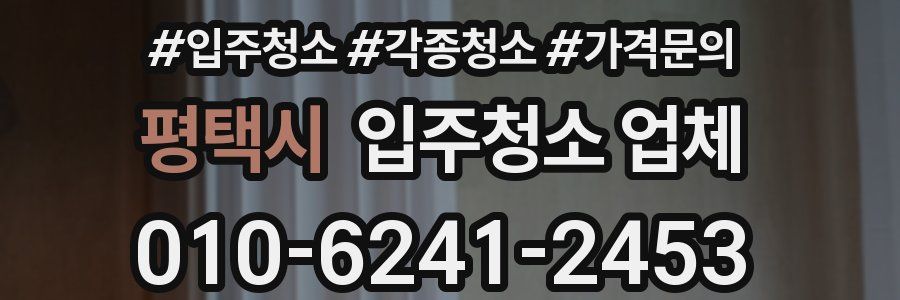 평택시 입주청소 업체