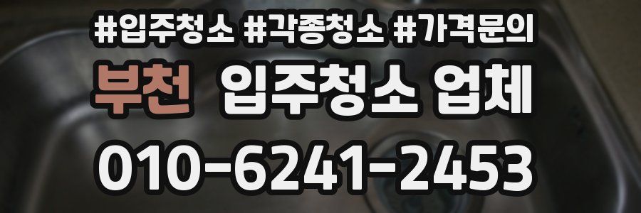 부천 입주청소 업체