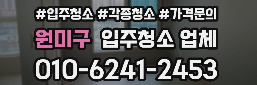 원미구 입주청소 업체
