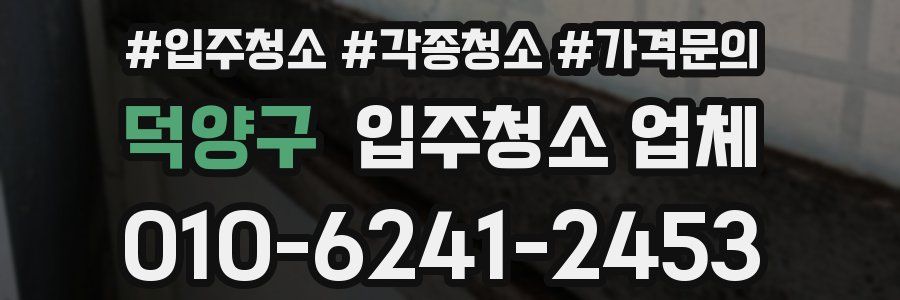 덕양구 입주청소 업체