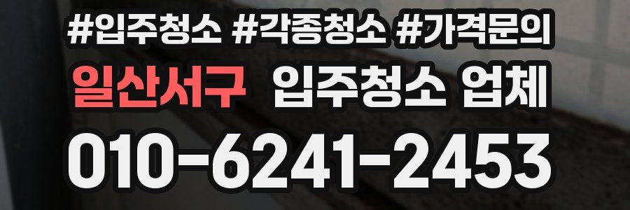 일산서구 입주청소 업체