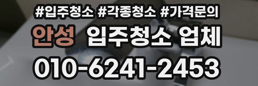 안성 입주청소 업체