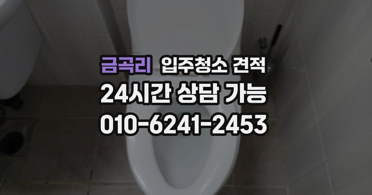 금곡리 입주청소 견적