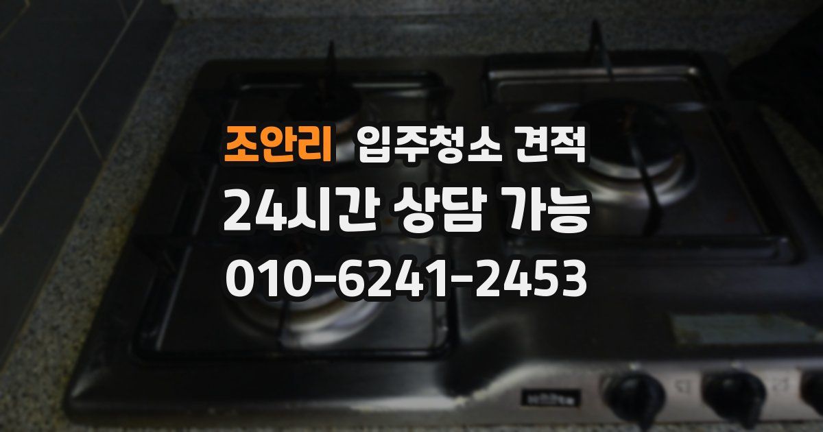 조안리 입주청소 견적