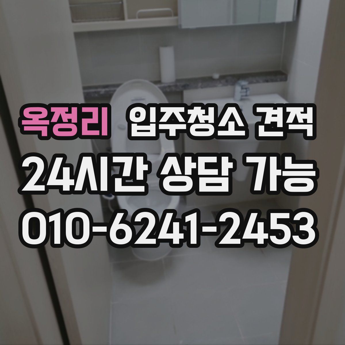 옥정리 입주청소 견적