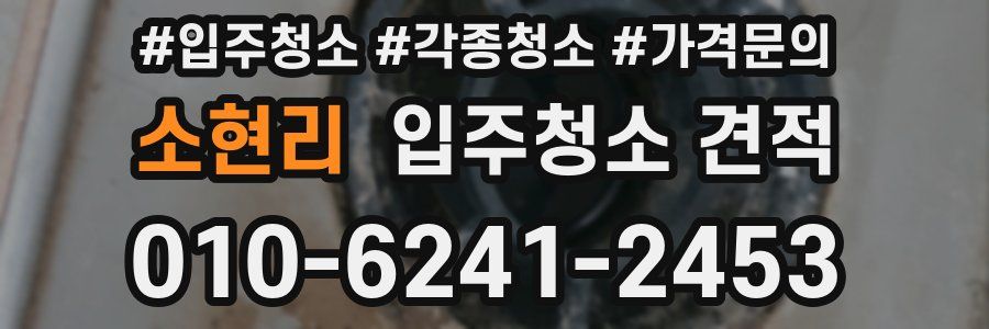 소현리 입주청소 견적
