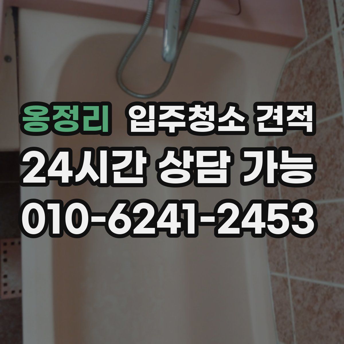 옹정리 입주청소 견적