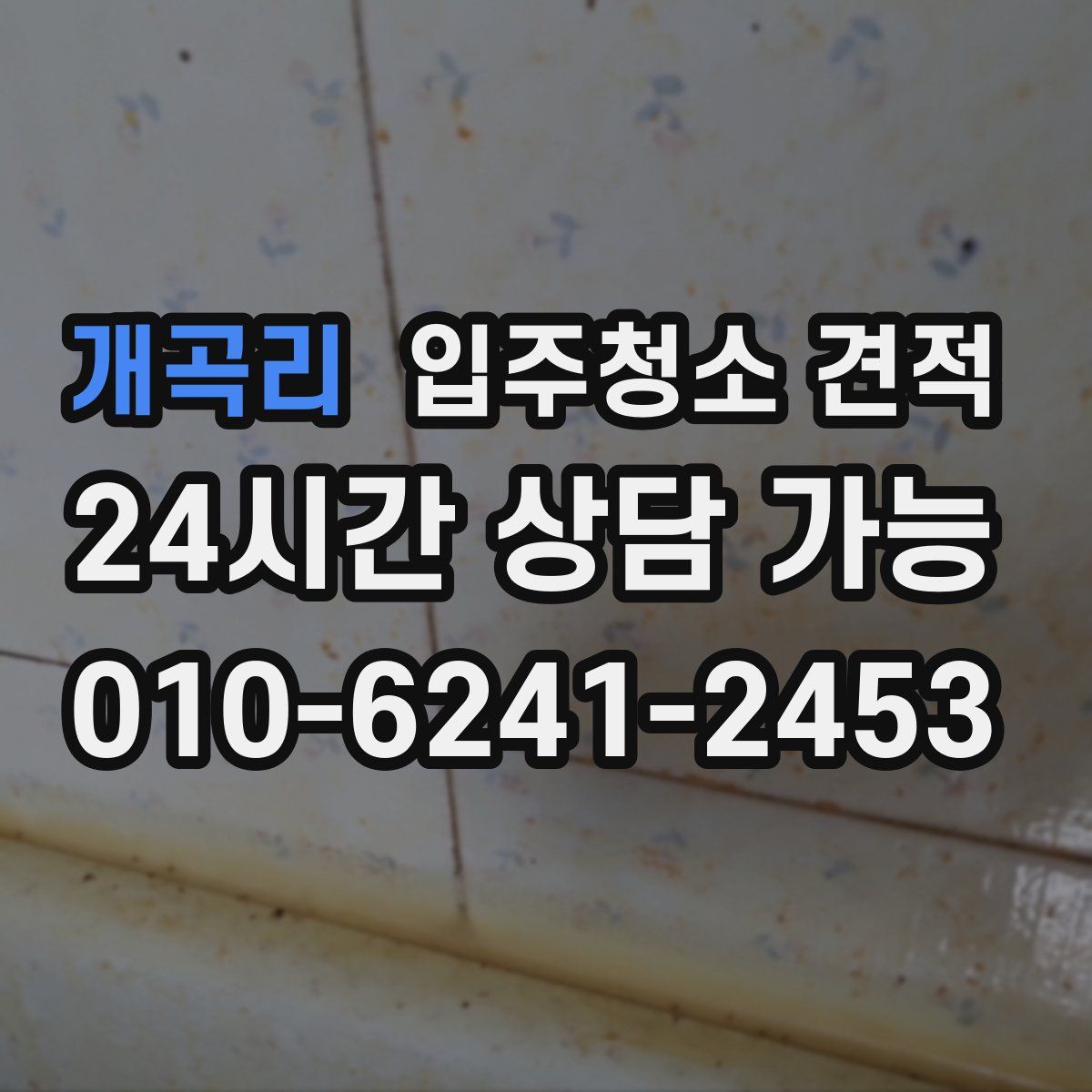 개곡리 입주청소 견적