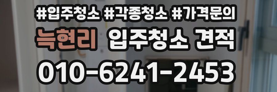 늑현리 입주청소 견적