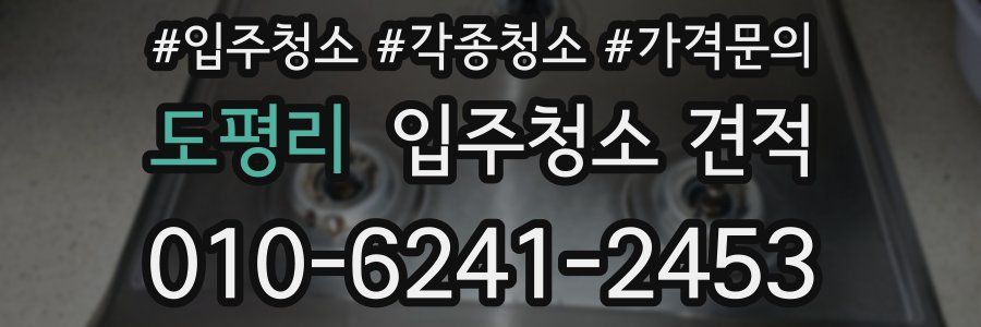 도평리 입주청소 견적