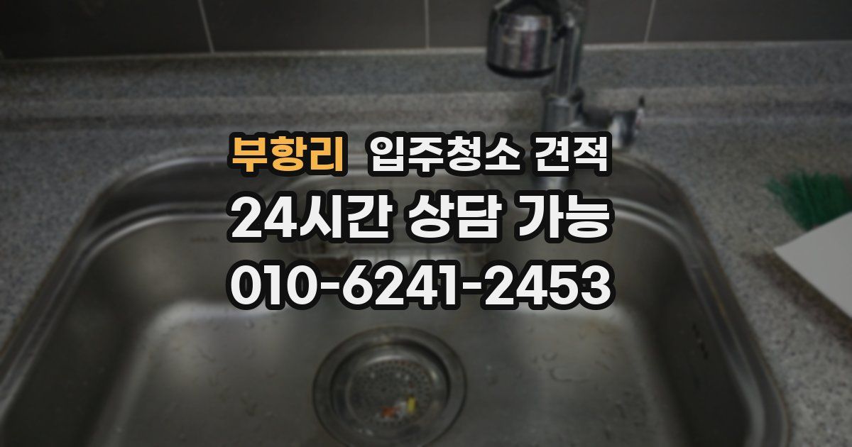 부항리 입주청소 견적