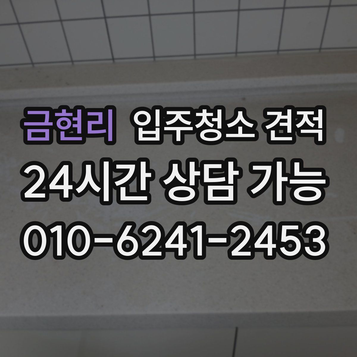 금현리 입주청소 견적