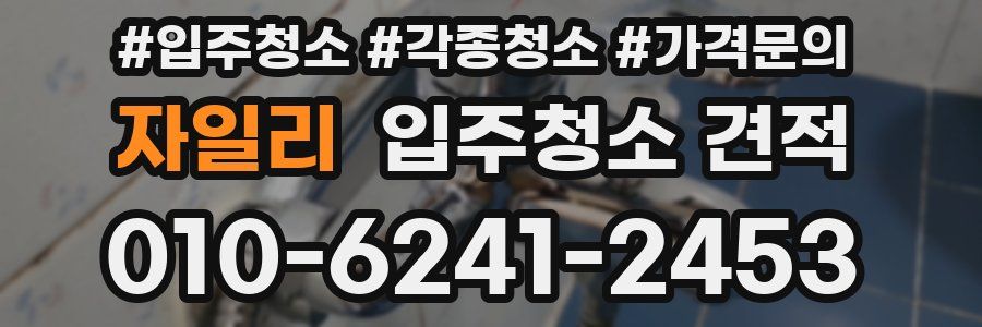 자일리 입주청소 견적