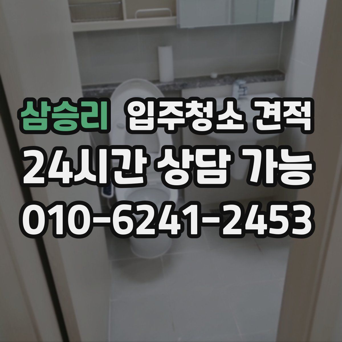 삼승리 입주청소 견적