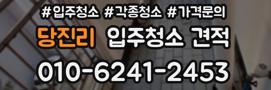 당진리 입주청소 견적