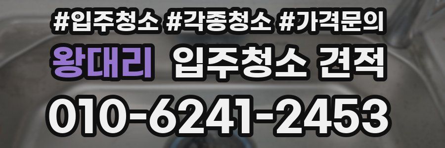 왕대리 입주청소 견적