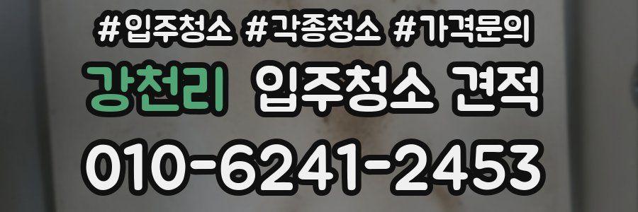 강천리 입주청소 견적