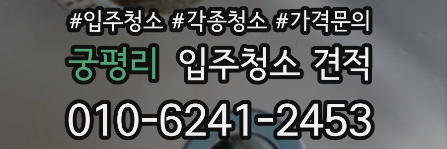 궁평리 입주청소 견적
