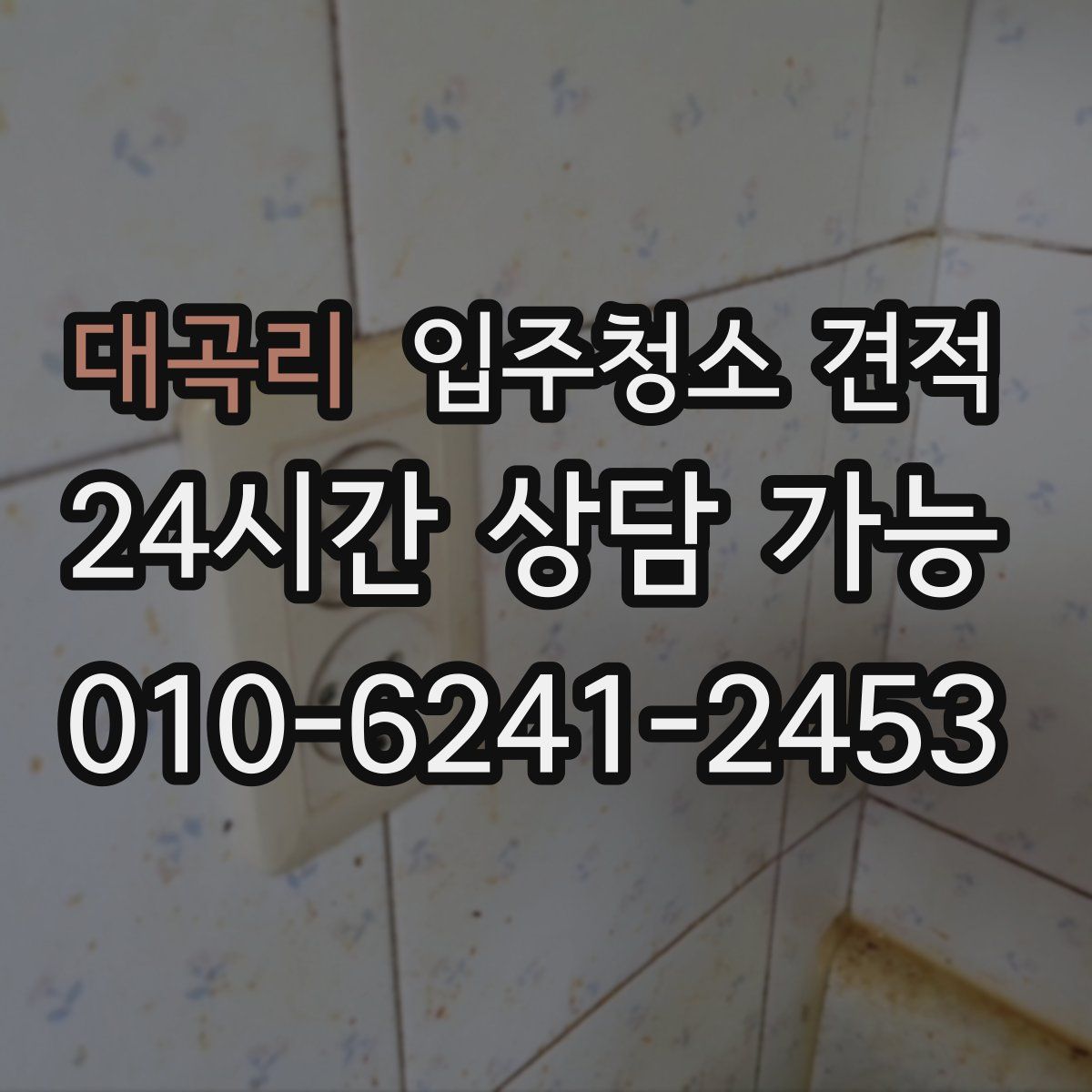 대곡리 입주청소 견적