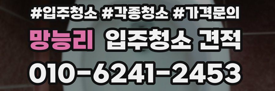 망능리 입주청소 견적