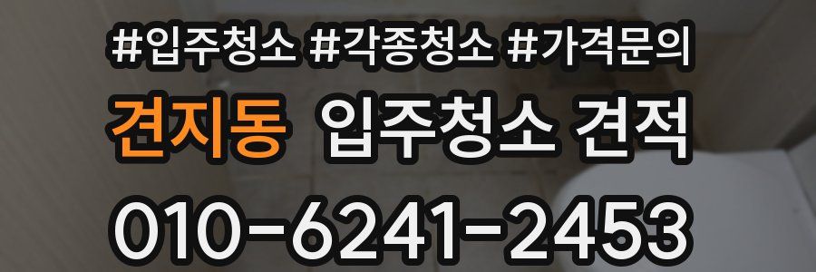 견지동 입주청소 견적