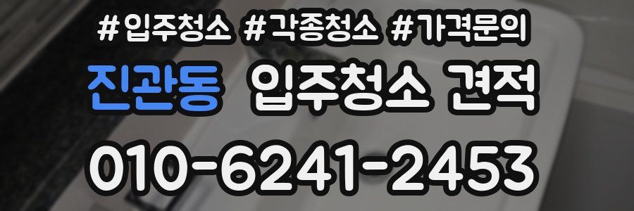 진관동 입주청소 견적