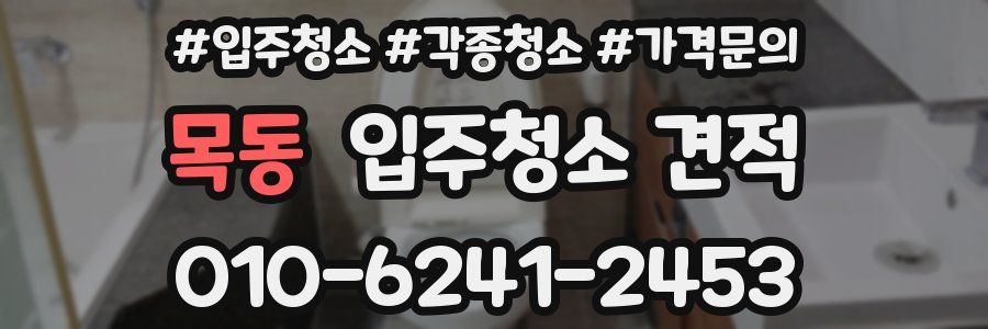 목동 입주청소 견적