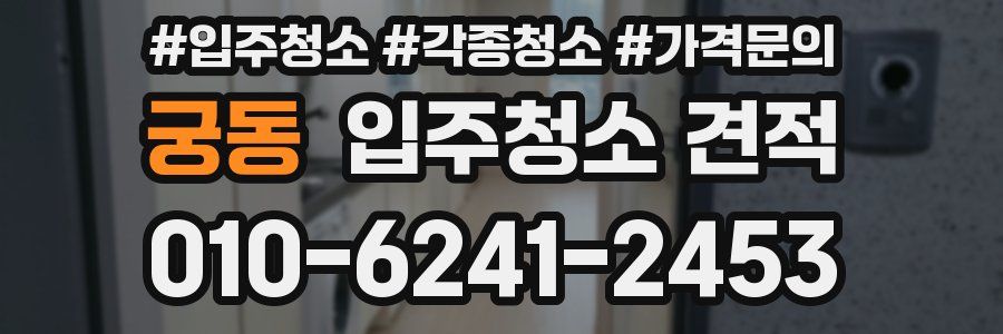 궁동 입주청소 견적