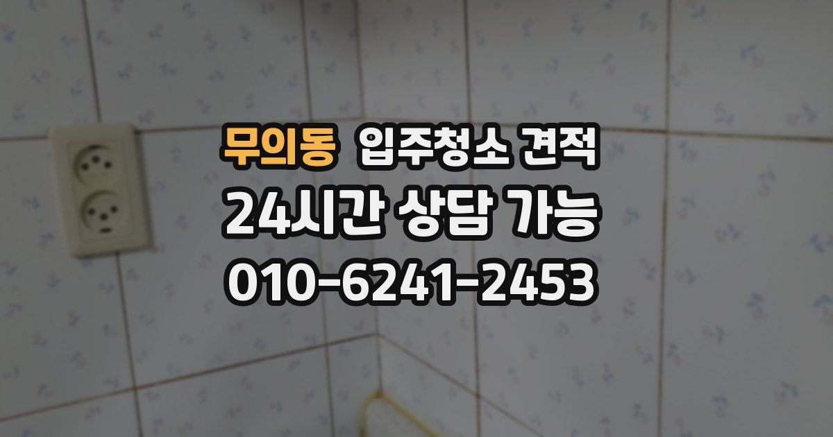 무의동 입주청소 견적