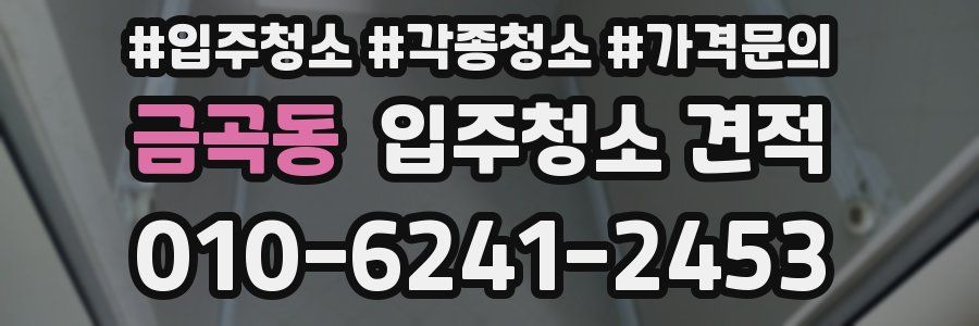 금곡동 입주청소 견적
