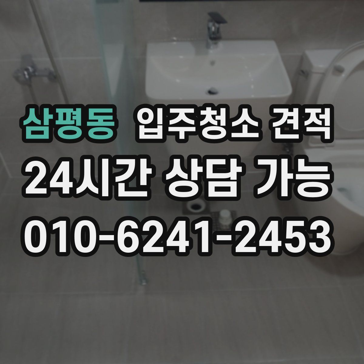 삼평동 입주청소 견적