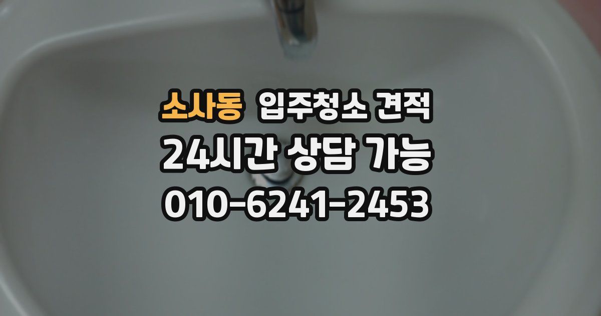 소사동 입주청소 견적