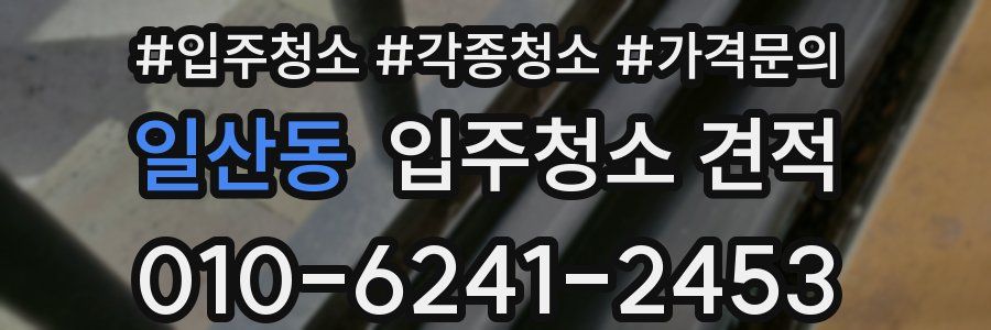 일산동 입주청소 견적