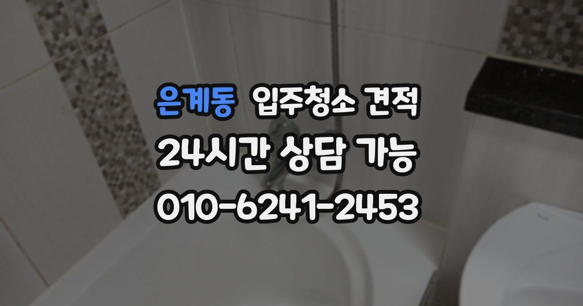 은계동 입주청소 견적