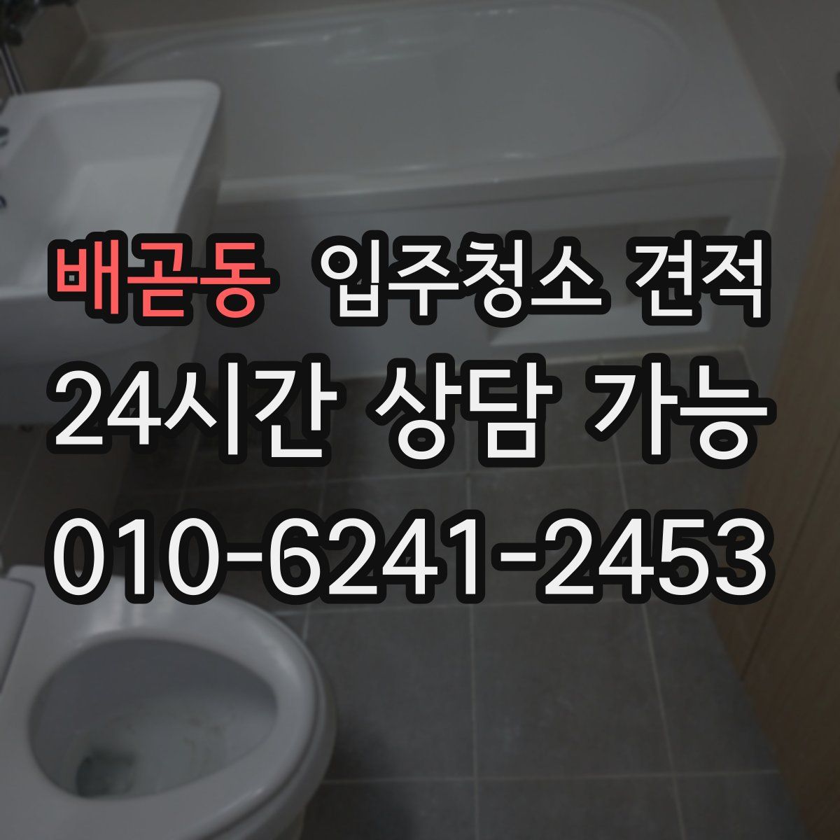 배곧동 입주청소 견적